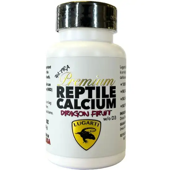 Lugarti Ultra Premium Reptile Calcium without D3 Dragon Fruit Flavor Photo 1