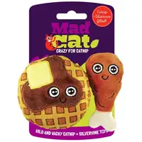 Photo of Mad Cat Chicken and Waffles Cat Toy Set