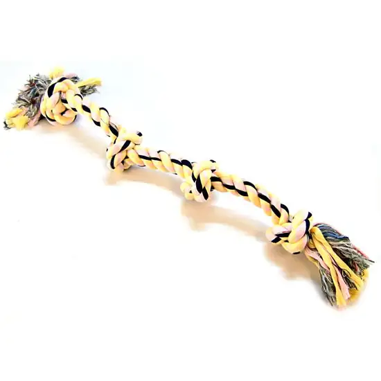Mammoth Pet Flossy Chews Color 4 Knot Tug Photo 1