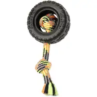 Photo of Mammoth Pet Tire Biter II Dog Toy with Rope