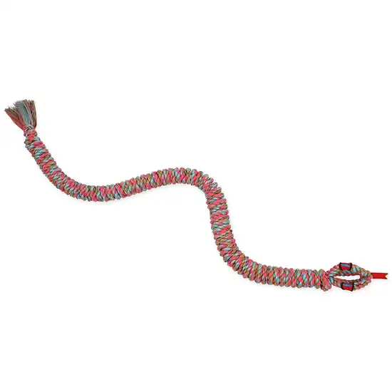 Mammoth Snake Biter Rope Tug Dog Toy Large Photo 1