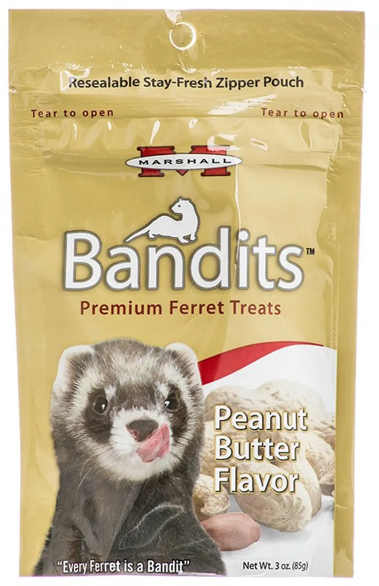 Marshall Bandits Premium Ferret Treats Peanut Butter Flavor Photo 1