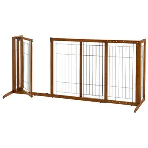 Photo of Deluxe Freestanding Pet Gate - Medium