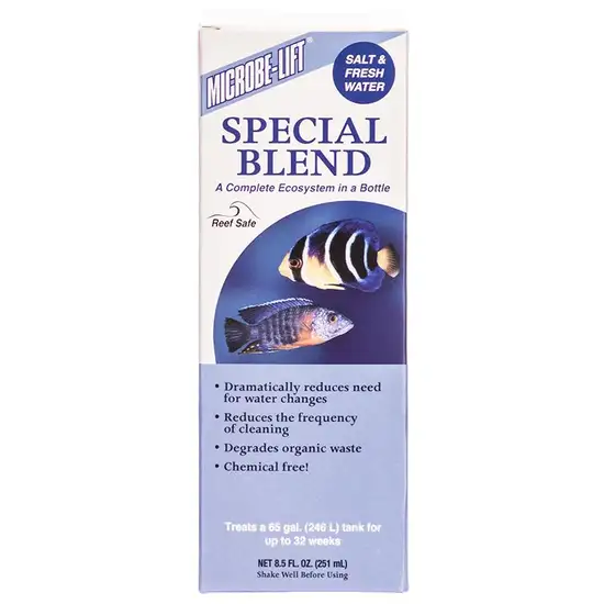 Microbe-Lift Special Blend A Complete Ecosystem in a Bottle for Saltwater and Freshwater Aquariums Photo 1