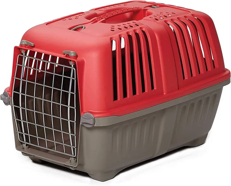 MidWest Spree Pet Carrier Red Plastic Dog Carrier Photo 1