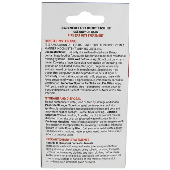 Miracle Care Ear Mite Ear Mite Treatment Kit and Ear Cleaner for Cats Photo 2