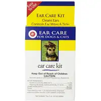 Photo of Miracle Care Pet Ear Mite Treatment Kit and Ear Cleaner for Dogs