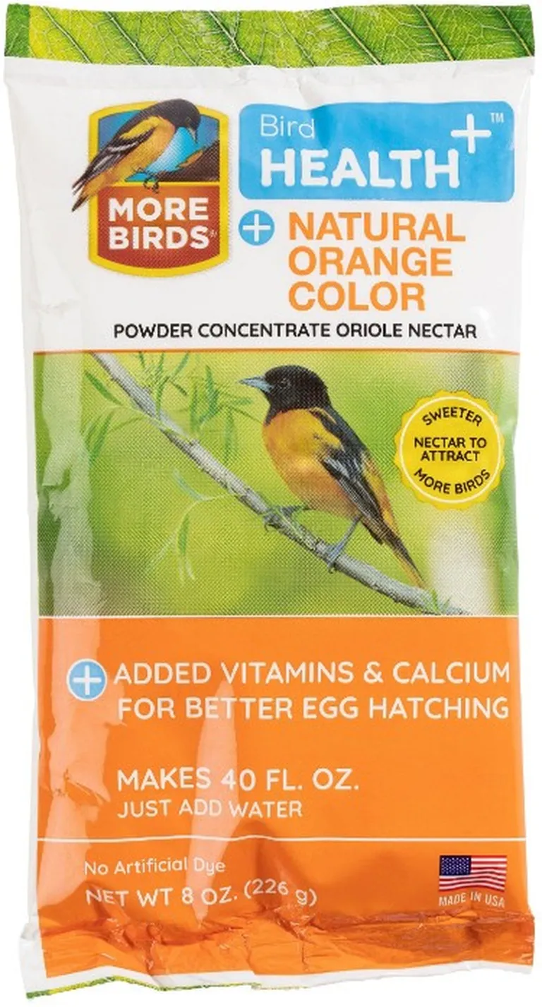 More Birds Health Plus Natural Orange Oriole Nectar Powder Concentrate Photo 1