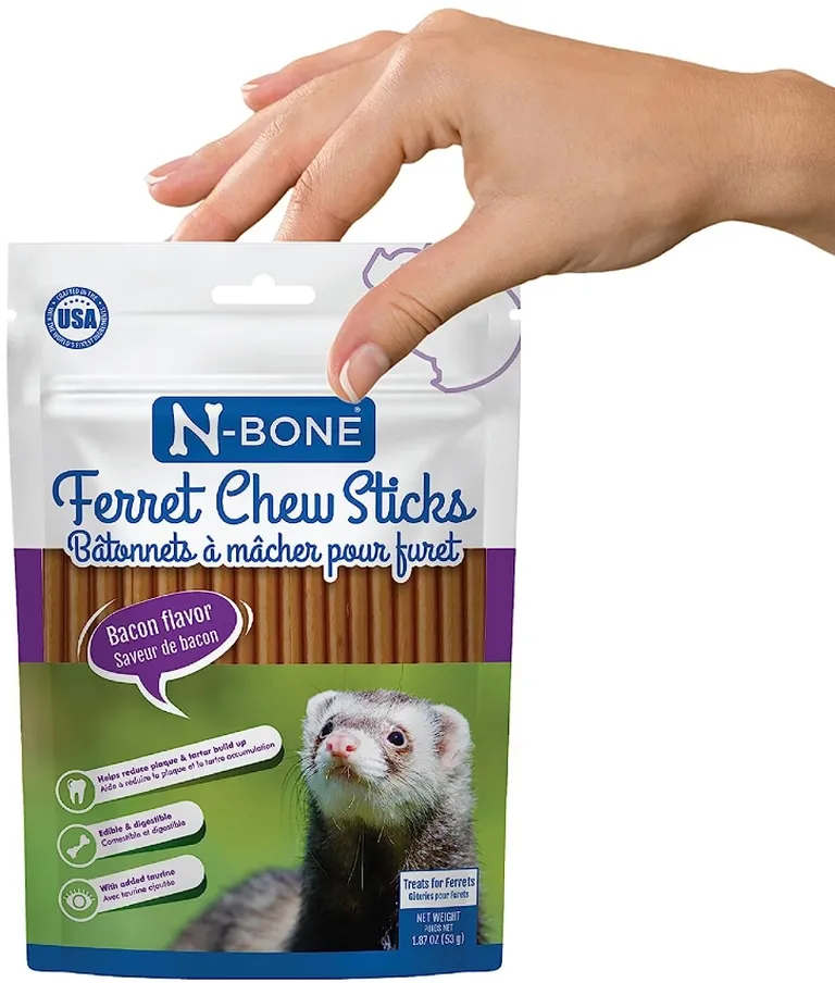 N-Bone Ferret Chew Sticks Bacon Flavor Photo 4