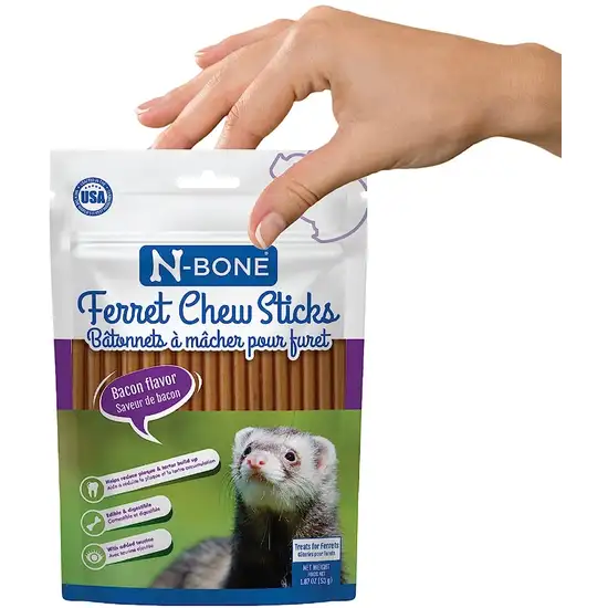 N-Bone Ferret Chew Sticks Bacon Flavor Photo 4