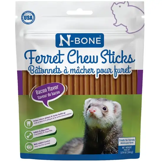 N-Bone Ferret Chew Sticks Bacon Recipe Photo 1