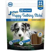 Photo of N-Bone Jumbo Puppy Teething Sticks Chicken Flavor