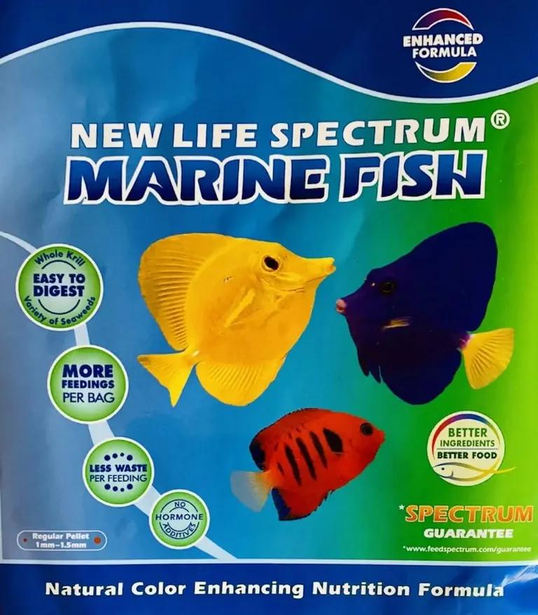 New Life Spectrum Marine Fish Food Regular Sinking Pellets Photo 4