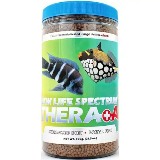 New Life Spectrum Thera A Enhanced Natural Fish Diet plus Garlic Large Pellet Photo 1