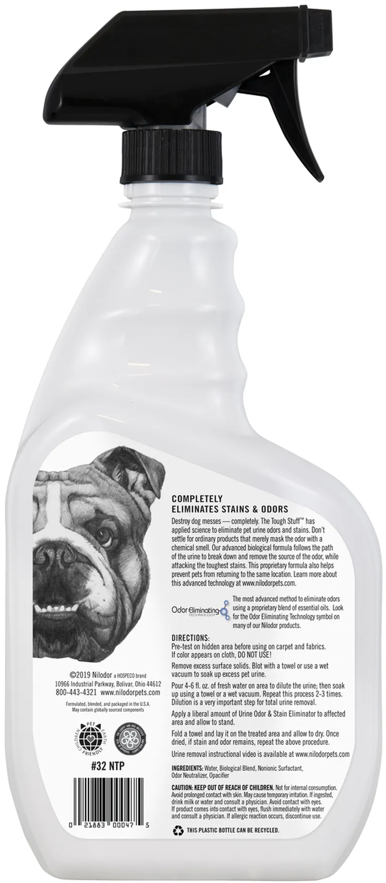 Nilodor Tough Stuff Urine Odor & Stain Eliminator for Dogs Photo 2