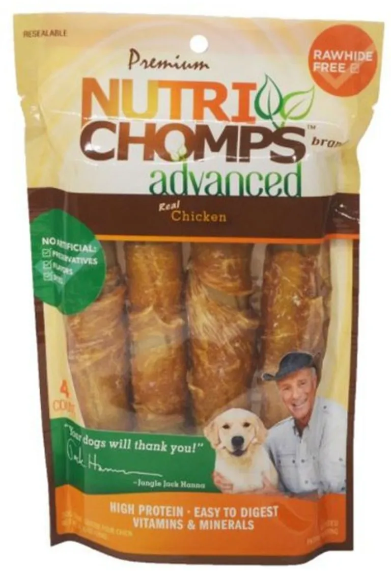 Nutri Chomps Advanced Twists Dog Treat Chicken Flavor Photo 2