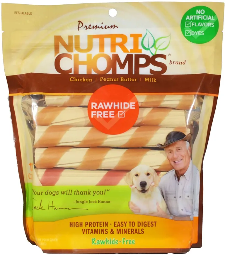 Nutri Chomps Wrapped Twist Dog Treat Assorted Flavors Photo 1