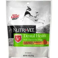 Photo of Nutri-Vet Dental Health Soft Chews for Dogs Helps Control Plaque and Tartar Buildup