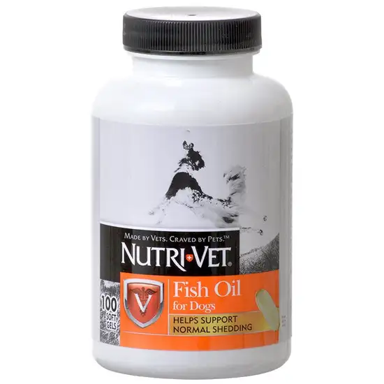 Nutri-Vet Fish Oil for Dogs Soft Gels Helps Support Normal Shedding Photo 1