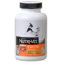Photo of Nutri-Vet Fish Oil for Dogs Soft Gels Helps Support Normal Shedding