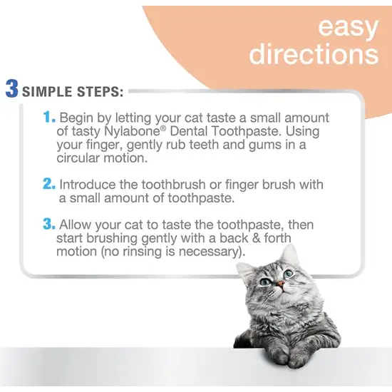 Nylabone Advanced Oral Care Cat Dental Kit Photo 4