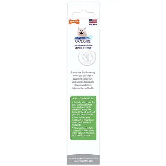 Nylabone Advanced Oral Care Natural Peanut Flavor Toothpaste for Dogs Photo 2
