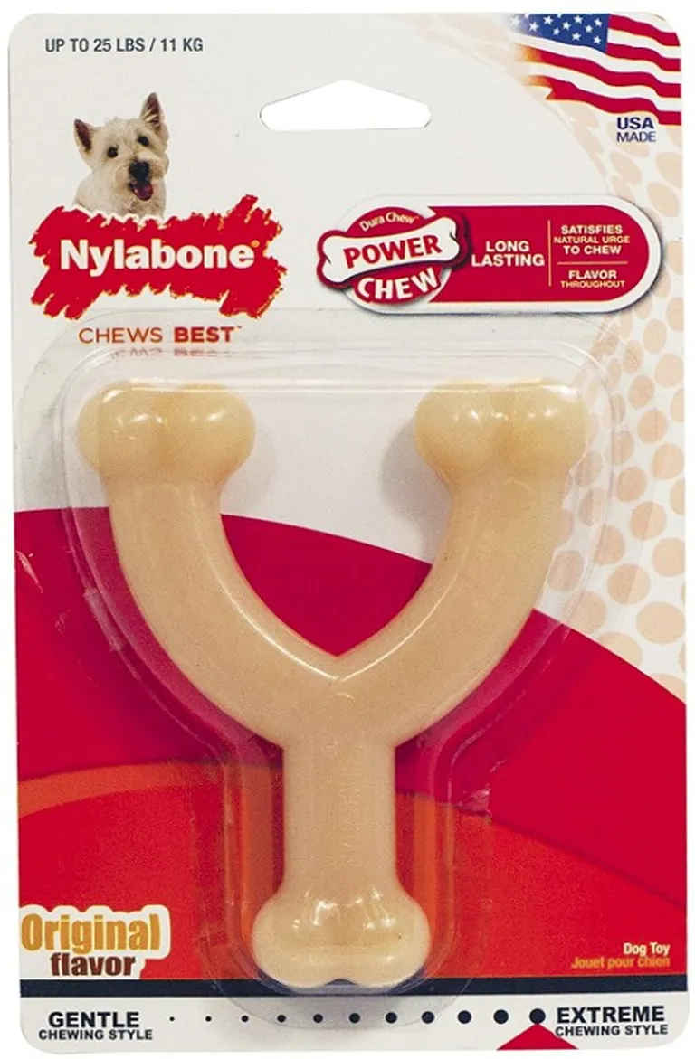 Nylabone Dura Chew Wishbone - Original Flavor Photo 1