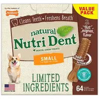 Photo of Nylabone Natural Nutri Dent Filet Mignon Dental Chews - Limited Ingredients