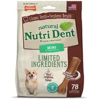 Photo of Nylabone Natural Nutri Dent Filet Mignon Limited Ingredients Mini Dog Chews