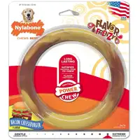 Photo of Nylabone Power Chew Ring Dog Toy Bacon Cheeseburger Flavor Large