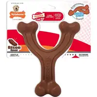 Photo of Nylabone Power Chew Wishbone Dog Chew Toy Bison Flavor