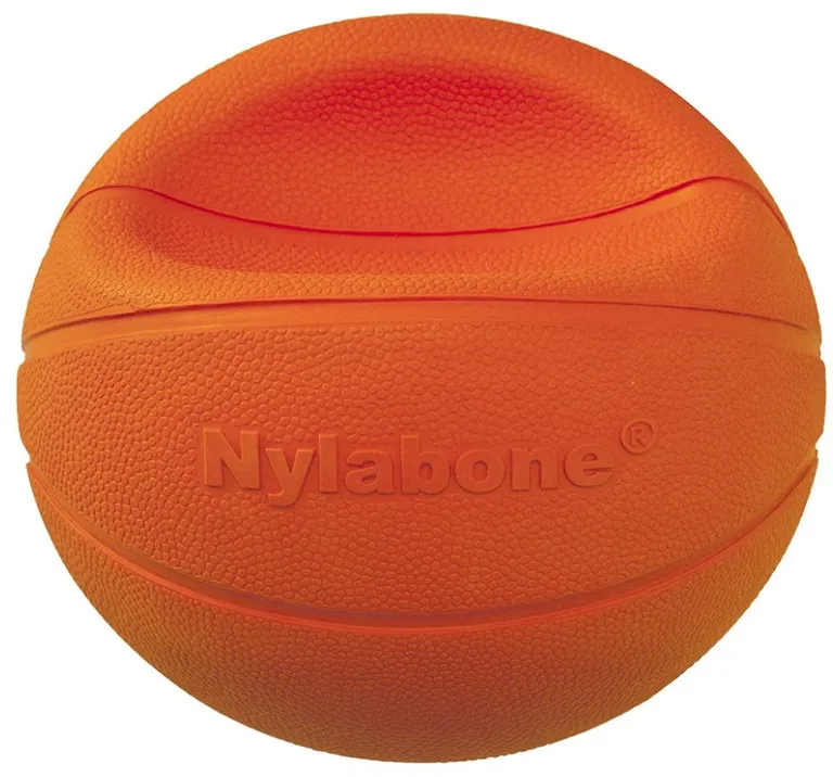 Nylabone Power Play B-Ball Grips Basketball Large 6.5