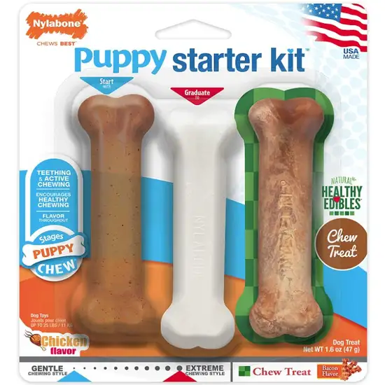Nylabone Puppy Chew Starter Kit Photo 1