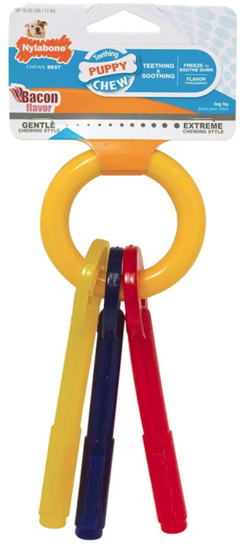 Nylabone Puppy Chew Teething Keys Toy Photo 1