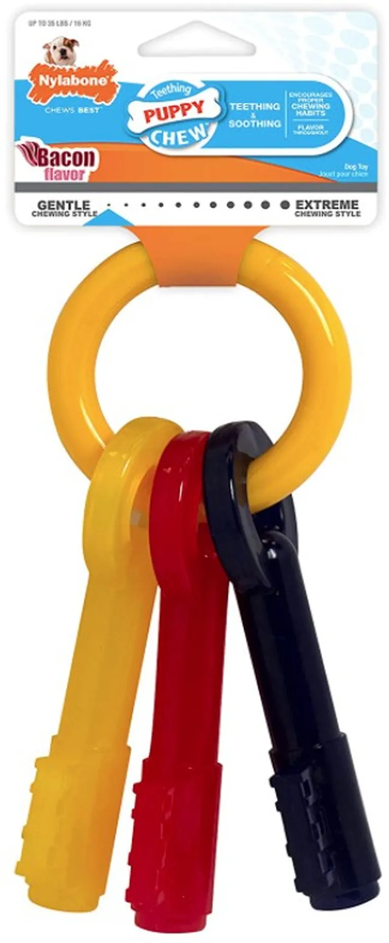 Nylabone Puppy Chew Teething Keys Toy Photo 1