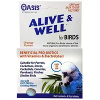 Photo of Oasis Alive and Well, Stress Preventative and Pro-Biotic Tablets for Birds