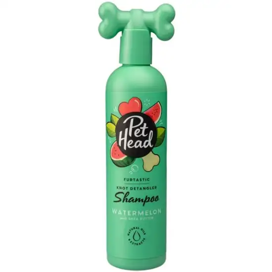 Pet Head Furtastic Knot Detangler Shampoo for Dogs Watermelon with Shea Butter Photo 1