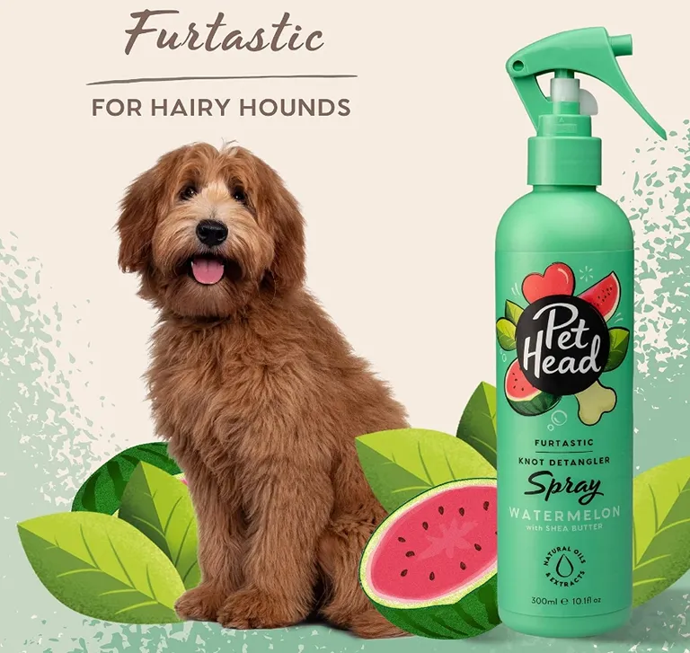 Pet Head Furtastic Knot Detangler Spray for Dogs Watermelon with Shea Butter Photo 3