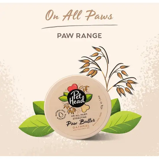 Pet Head Hydrating Paw Butter for Dogs Oatmeal with Coconut Oil Photo 6