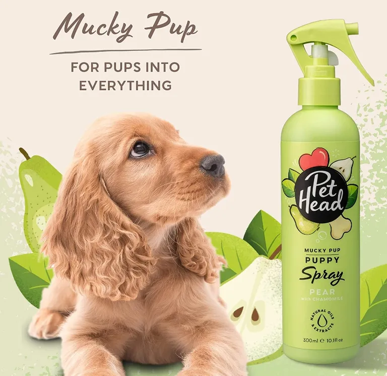 Pet Head Mucky Pup Puppy Spray Pear with Chamomile Photo 3