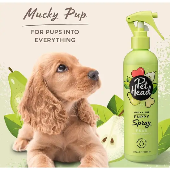 Pet Head Mucky Pup Puppy Spray Pear with Chamomile Photo 3