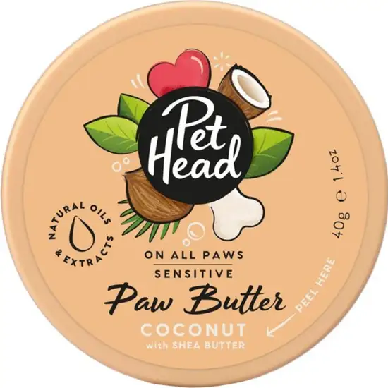 Pet Head Sensitive Paw Butter for Dogs Coconut with Shea Butter Photo 1