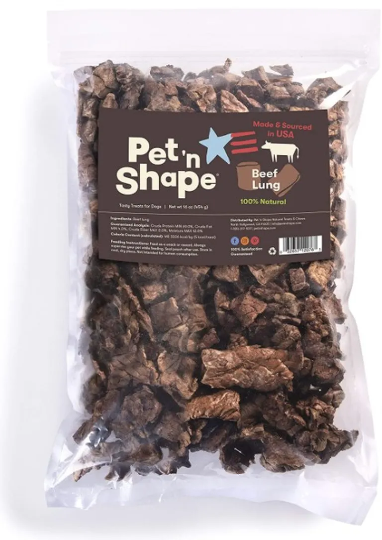 Pet n Shape Beef Lung Dog Treat Photo 1