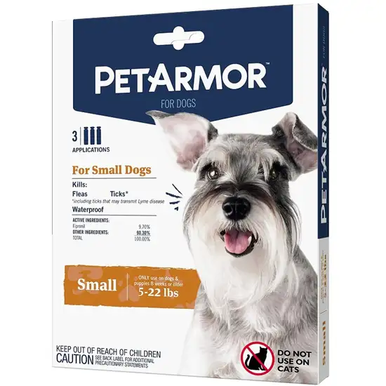 PetArmor Flea and Tick Treatment for Small Dogs (5-22 Pounds) Photo 1