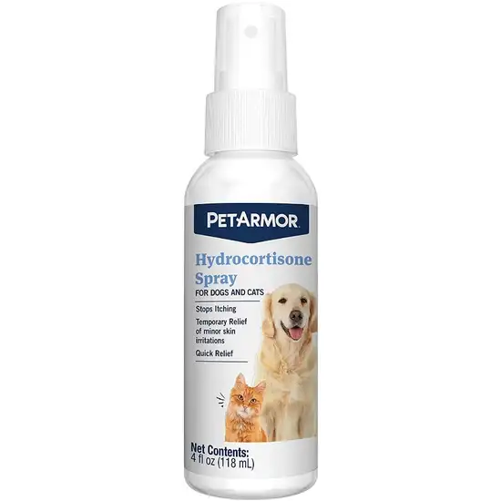 PetArmor Hydrocortisone Spray Quick Relief for Dogs and Cats Photo 1