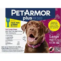 Photo of PetArmor Plus Flea and Tick Treatment for Large Dogs (45-88 Pounds)