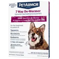 Photo of PetArmor 7 Way De-Wormer for Medium to Large Dogs 25-200 Pounds