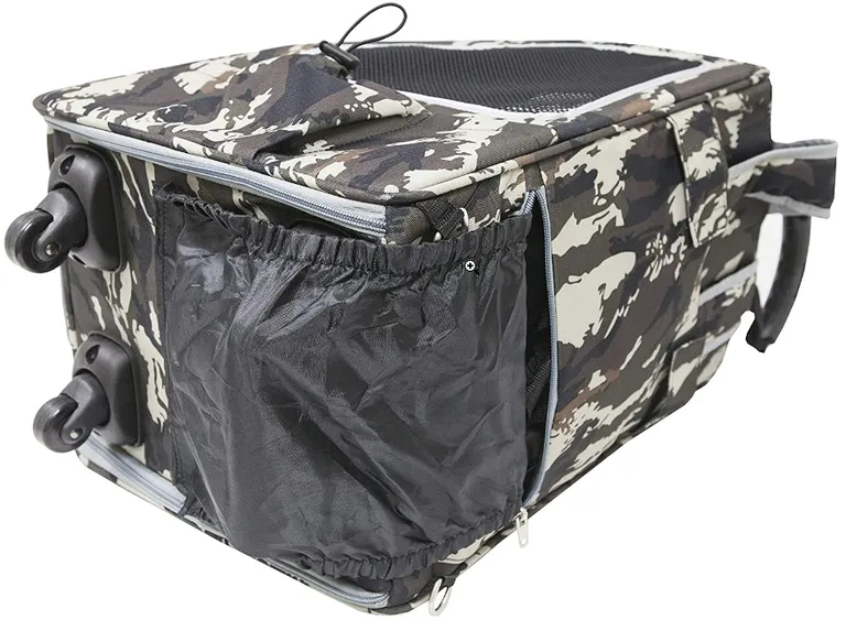 Petique 5-in-1 Pet Stroller Travel System Army Camo Photo 5