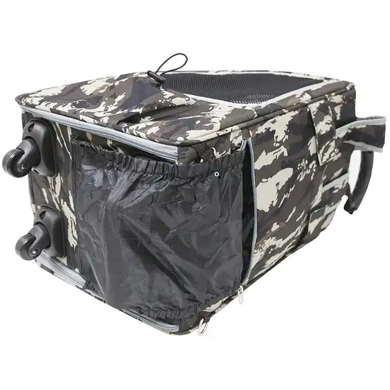 Petique 5-in-1 Pet Stroller Travel System Army Camo Photo 5