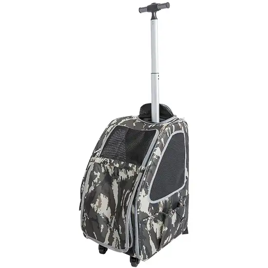 Petique 5-in-1 Pet Stroller Travel System Army Camo Photo 3